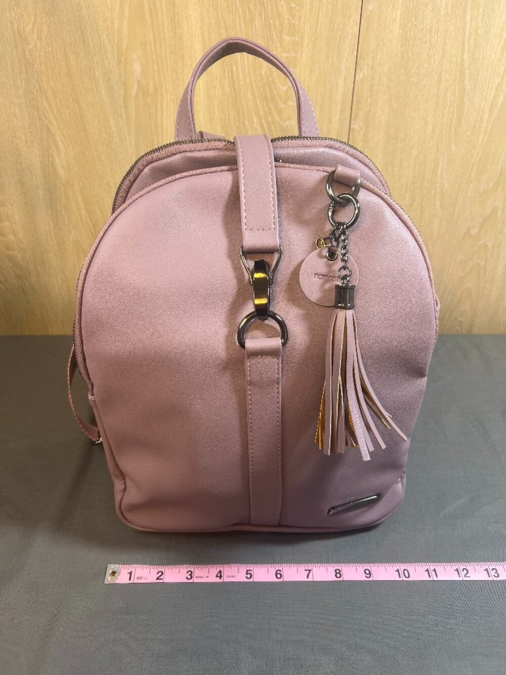 Namaste Blush/Mauve Maker's Mini Backpack - Vegan Leather - Like New